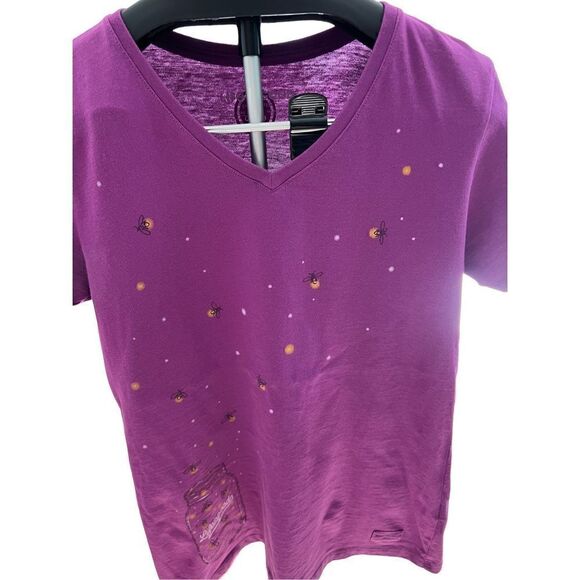 Life Is Good Women’s T-shirt Pink Lightning Bugs - Picture 8 of 11